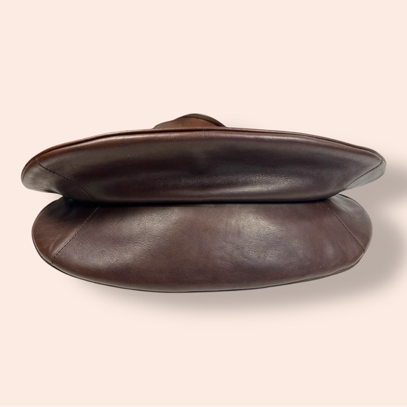 Cole Haan Brown Leather Hobo Shoudler Bag - Picture 6 of 13
